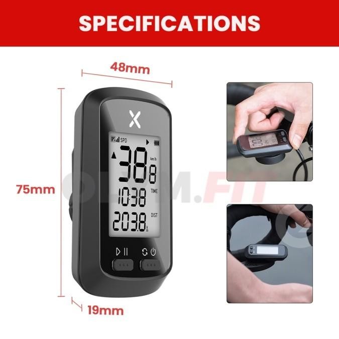Original Xoss G+ Cadence Heart Rate Monitor Sensor Speedometer Sepeda
