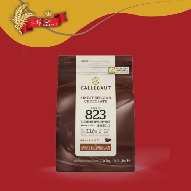 

New Callebaut Chocolate Couverture Milk 823 (33,6%) 250 Gr #R