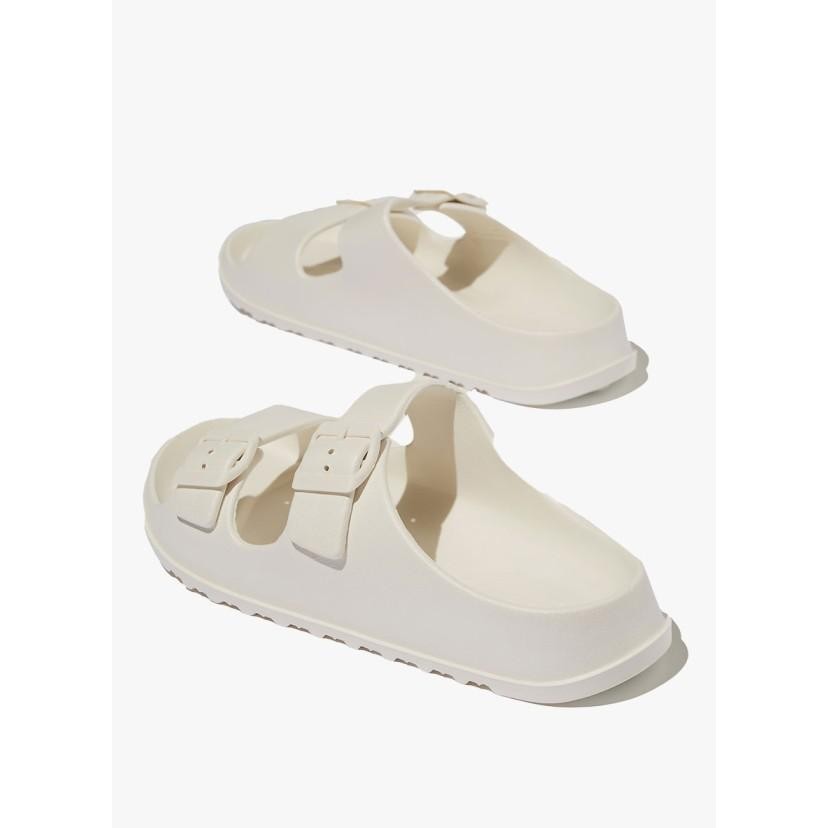 Rubi - Sandal Wanita - Bronte Double Bule Slide - Whi