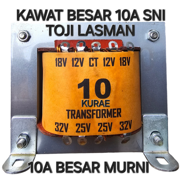 10A 32V Travo Trafo Tembaga 10 A Ampere Ct Besar Murni 32V Ct 32V 32 V