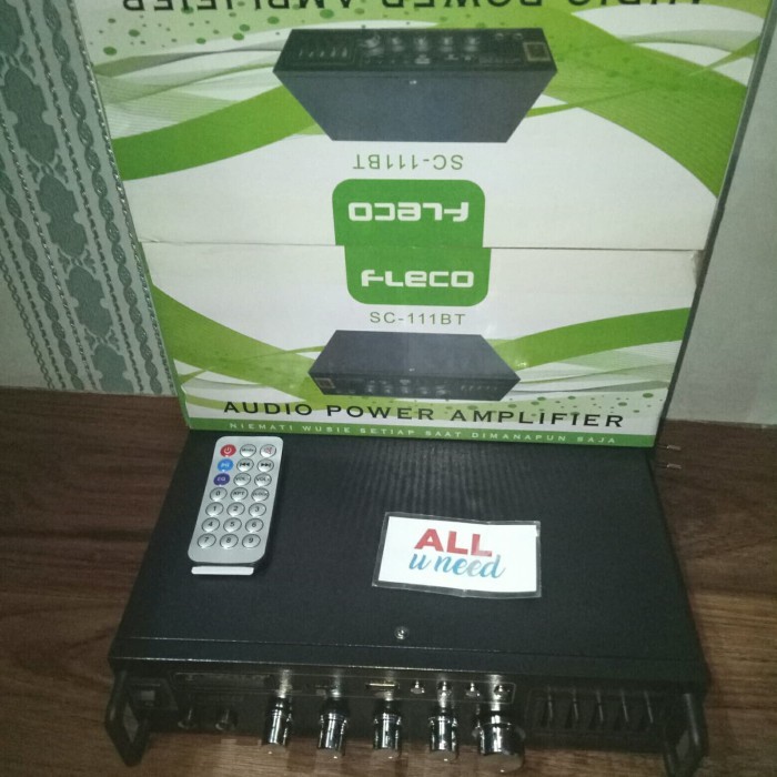 Terlaris Power Amplifier Fleco Sc-111Bt - Amplifier Speaker Fleco Sc111Bt