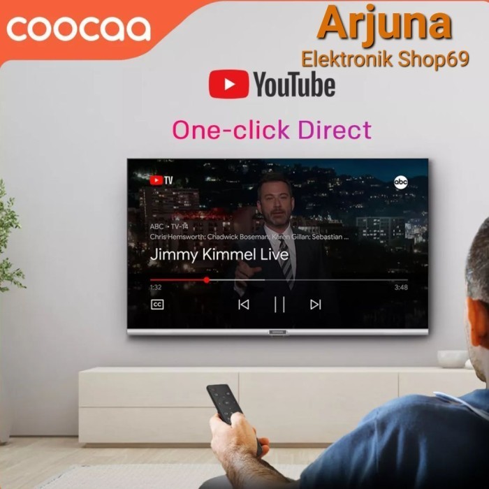 Coocaa 32S3U Led Tv 32 Inch Smart Tv Digital Dvb-T2 Usb Movie 32S3 New