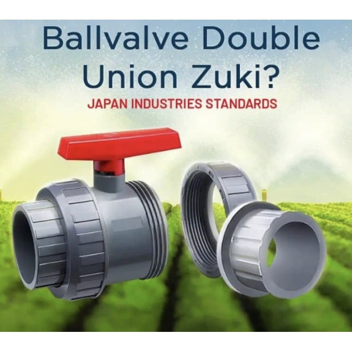 

Double True Union Zuki 2 Inch Ball Valve Water Mur Watermur Pvc Taiwan New