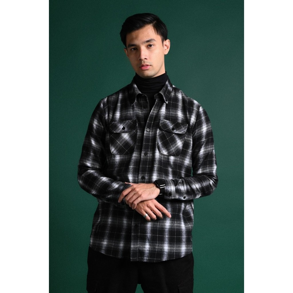 (BUNDLING PACKAGE) KEMEJA PREPP STUDIO ULTIMATE DOUBLE POCKET FLANNEL
