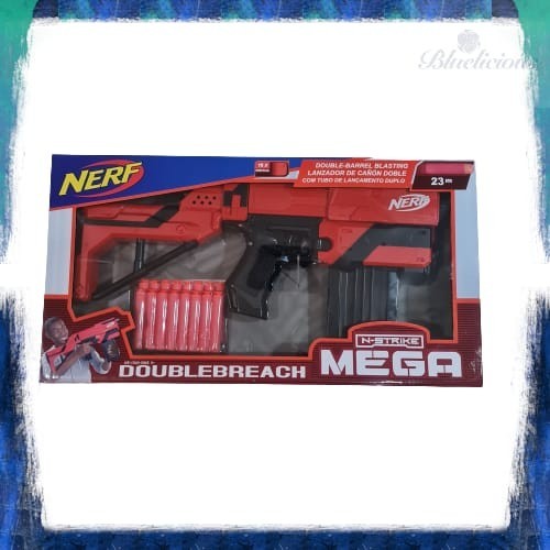 Nerf Doublebreach Mega - N-Strike - Manual Magazine Rifle Terbaik