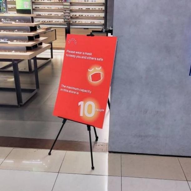 

GIOR STANDING CANVAS FRAME HOLDER EASEL, PENYANGGA LUKISAN,FOTO NIKAH, KAKI TRIPOD BANNER 1 SISI