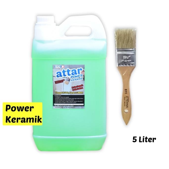 Formula BARU ATTAR Power Cairan Pembersih KERAMIK /WC/ Toilet 5 Liter