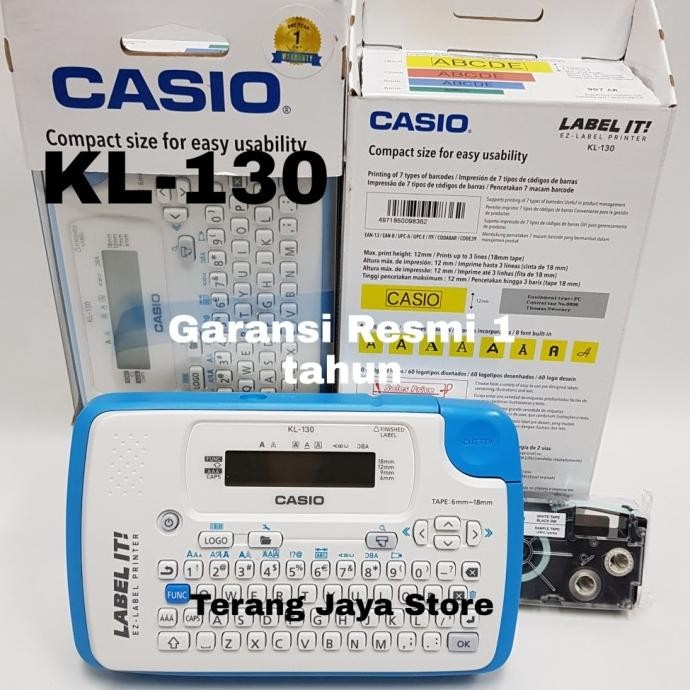 

Label Printer Casio KL-130 EZ-Label Printer Casio KL-130 labelIt KL130