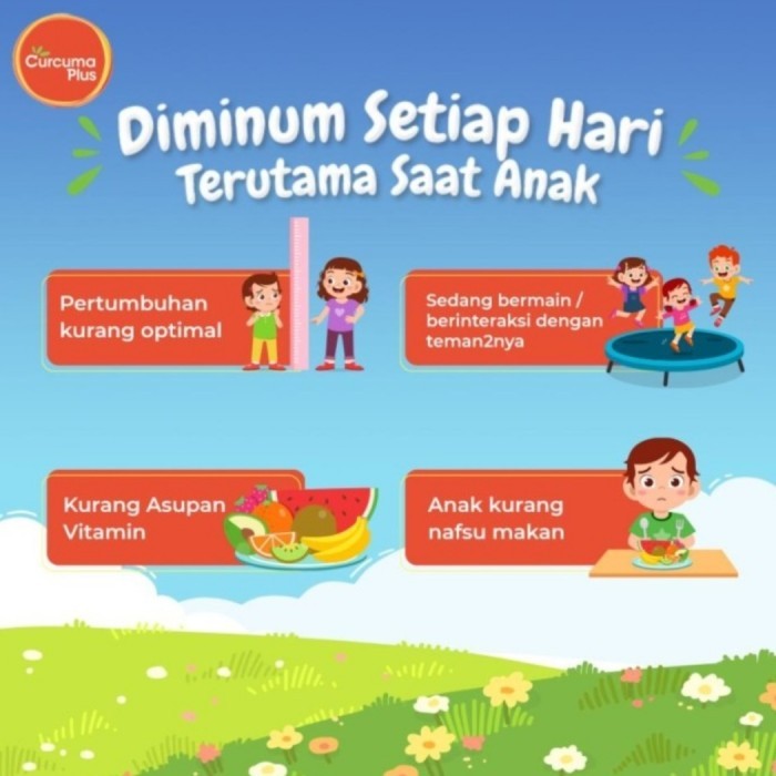 NEW Curcuma GROW Tablet Hisap isi 20 Peninggi Badan Anak