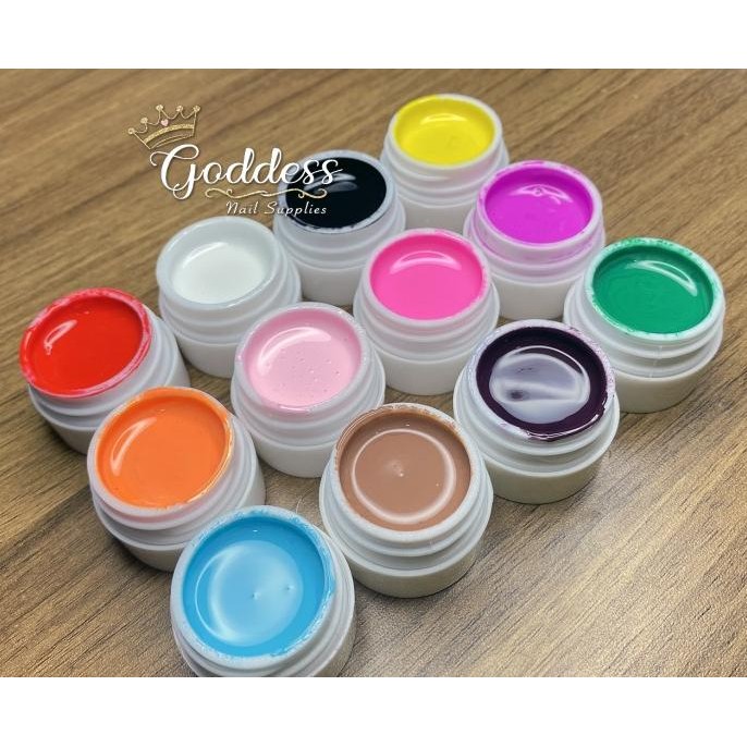 

TERLARIS - PAINTING GEL / GEL COLOR SET 12 COLOR 12 GEL IN POT SET