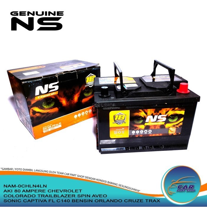 Aki 80 Ampere Chevrolet Colorado Trailblazer Spin Aveo Sonic