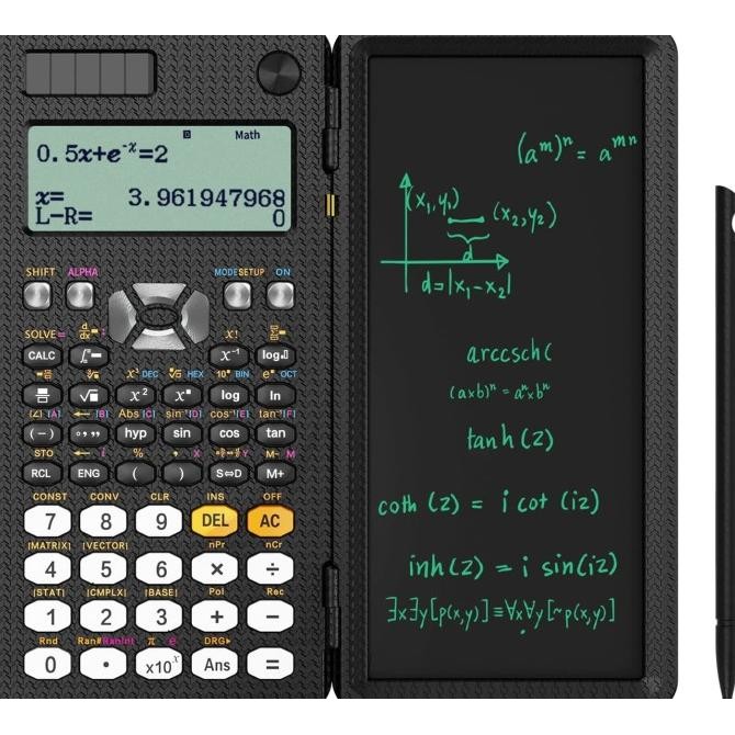 

NEW Professional Scientific Calculator with LCD Notepad 417 Functions