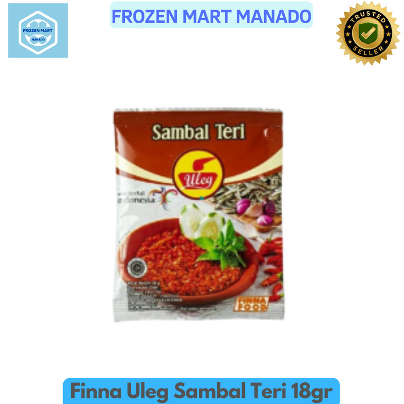 

Finna Uleg Sambal Teri 18gr - Frozen Mart Manado (Frozen Food Manado)