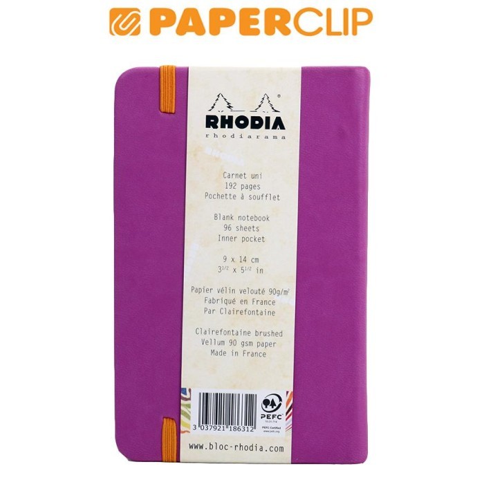 

Notebook Rhodia A6 Rhodiarama Hard Cover Lilac 118631C Promo