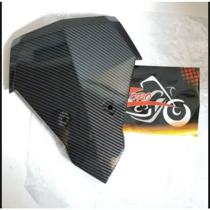 TERLARIS TUTUP BODY DEPAN ATAS CARBON VARIO LED 125 150 OLD CARBON ZORO
