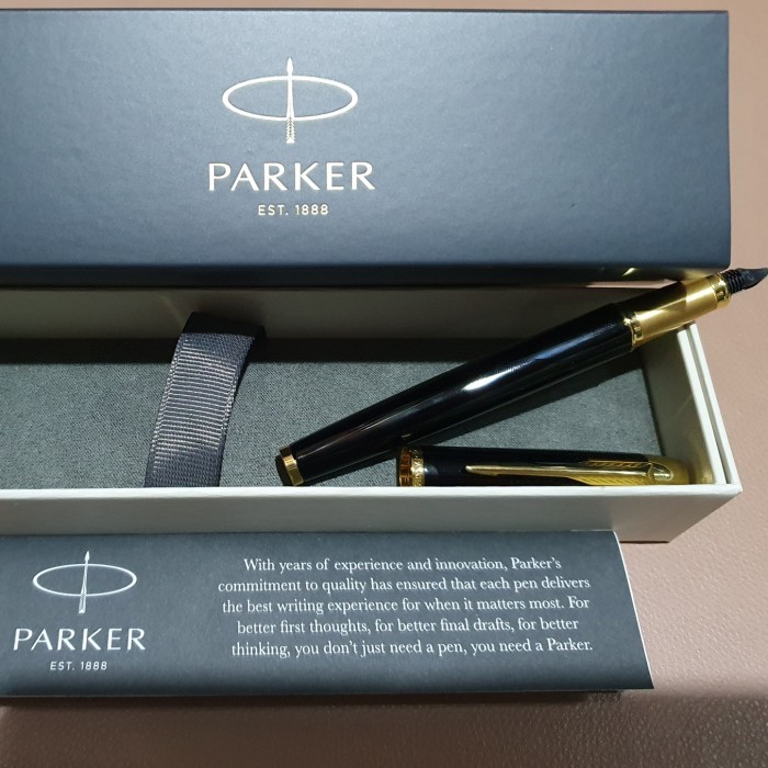 

Pulpen Parker Original Im Lq Black Gt Fountain Pen Free Grafir Nama Promo