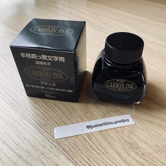 Platinum Fountain Pen Ink Black Carbon Waterproof/Tinta Fountain Pen Diskon