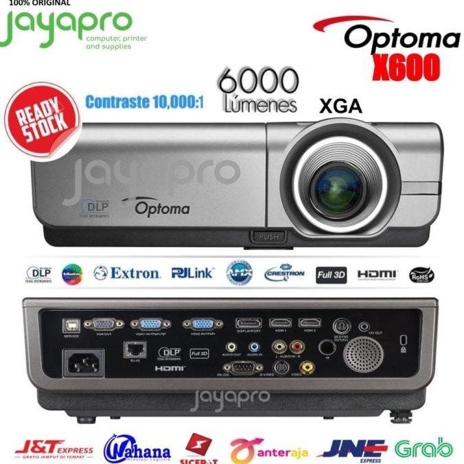 PROYECTOR OPTOMA X600 6000 LUMENS HDMI