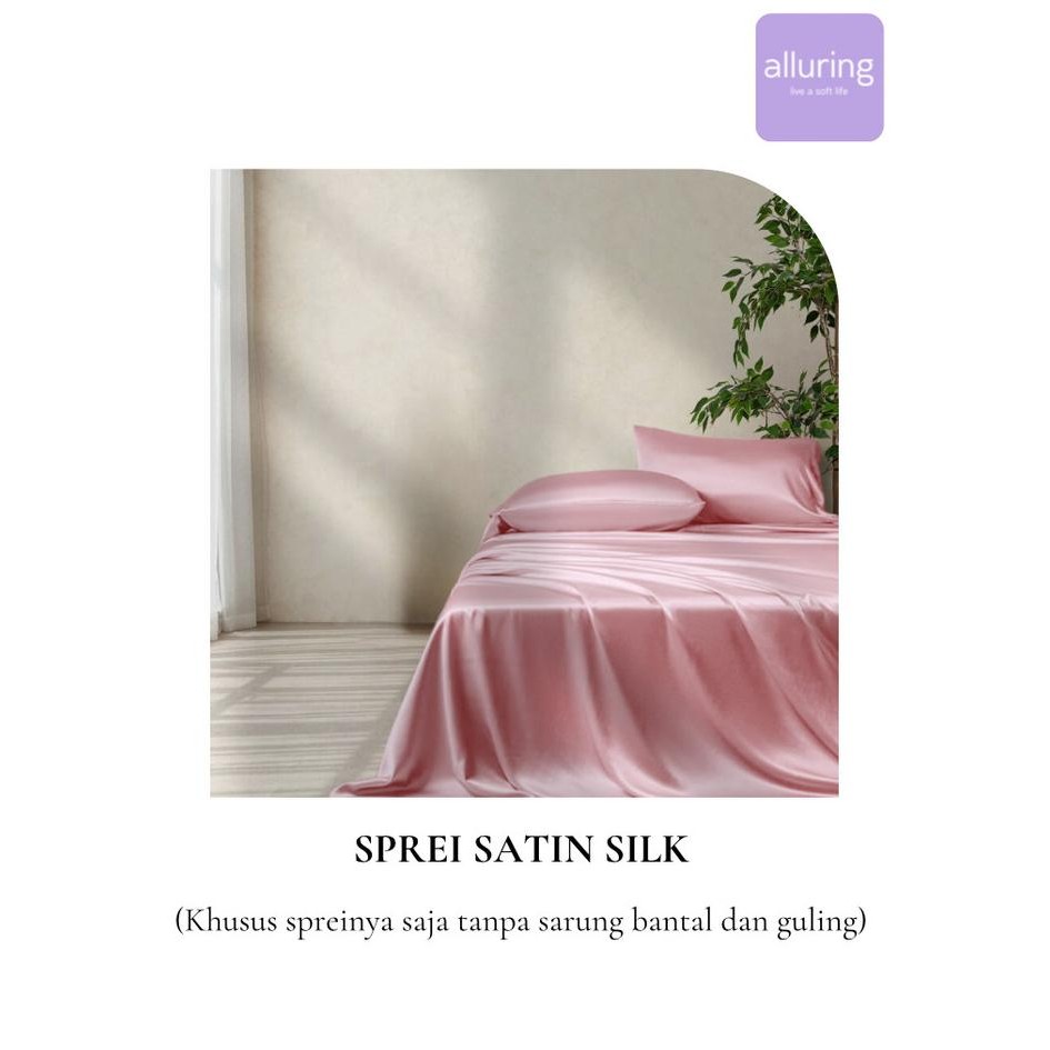 NEW Sprei Satin Silk PREMIUM Original Satin Silk - Sprei Saja