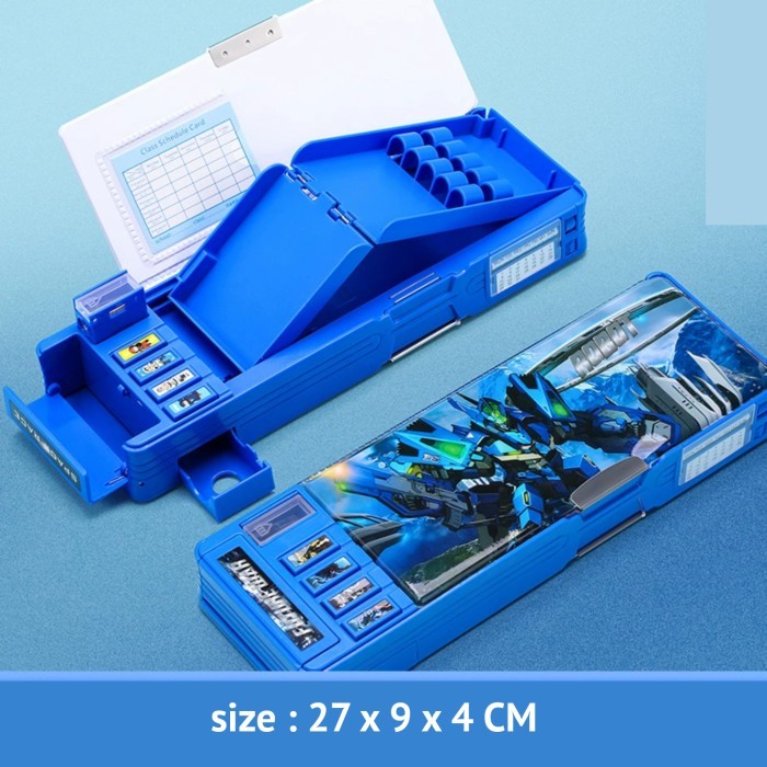 

Terlaris Kotak Pensil Robot Anime Tempat Pensil 4 Tombol Anak Laki Laki SALE