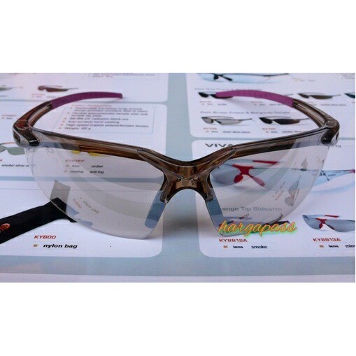 Terbaru Kaca Mata Safety King'S Ky 733,Clear Silver Mirror