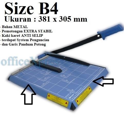 

Alat Pemotong Kertas / Alat Potong Kertas B4 / Paper Cutter B4 Origin