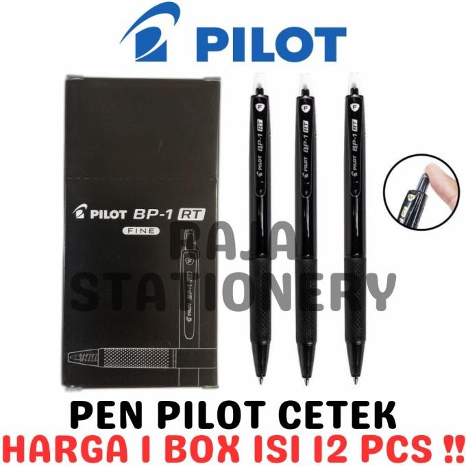 

Pilot Ball Pen Clicker Bp-1 Rt Pena Pulpen Cetek Pilot Bp-1Rt [12Pcs]