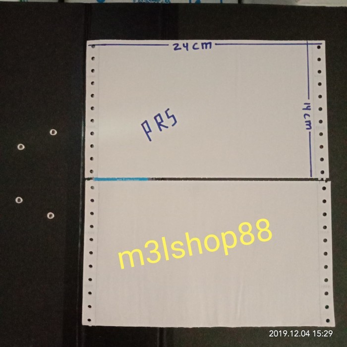 

Kertas Komputer /Kertas Print/Continuous Form 4 Ply Merk Go Print - Bagi 2 Prs Promo
