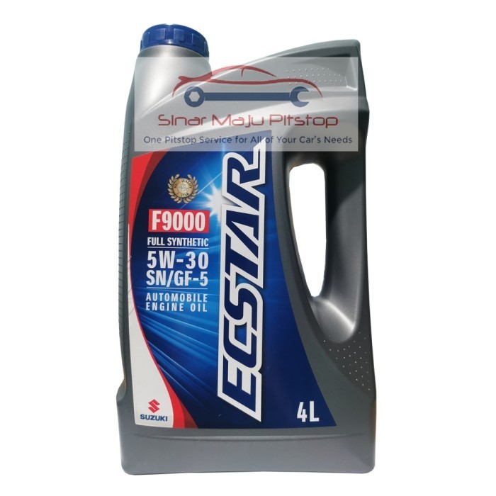 Oli Mesin Khusus Mobil Suzuki Sgo Ecstar 5W-30 Fully Synthetic Sn/Gf-5 Harga Spesial