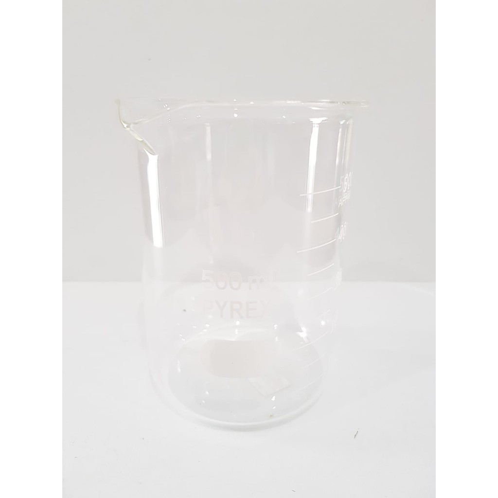 Beaker glass /  gelas kimia ukur 500 ML pyrex