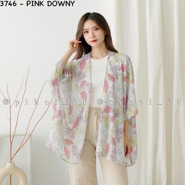 Floral Outer / Luaran Bunga / Cardigan Motif / Kimono Ikat Bunga