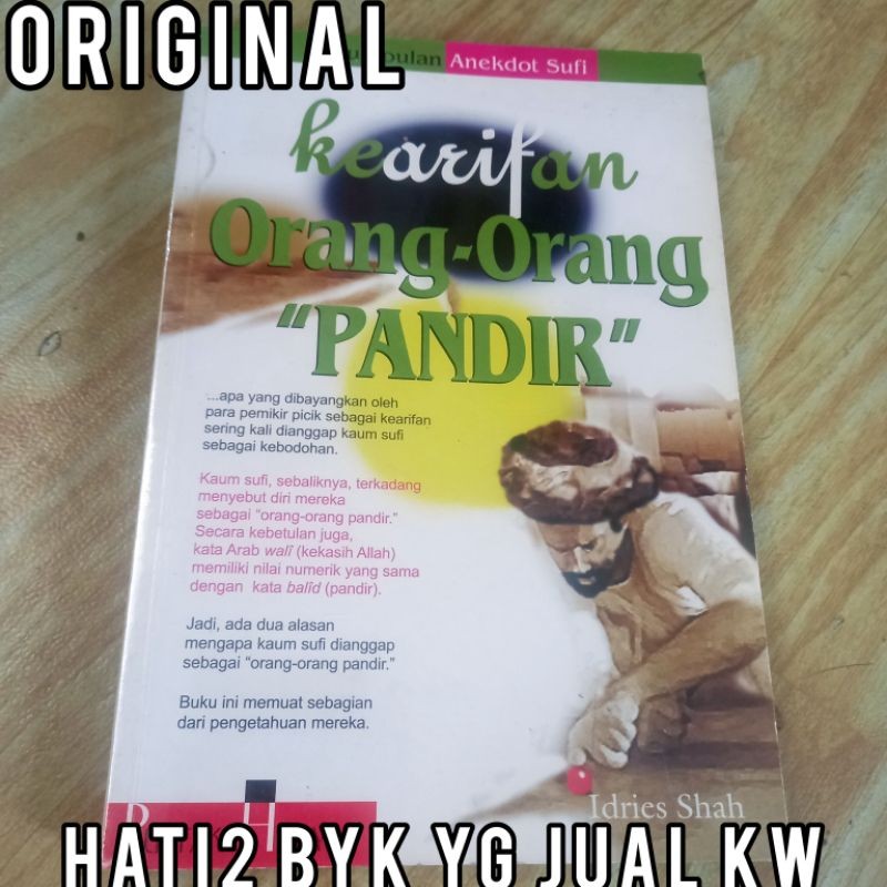 ORI kearifan orang orang pandir idries shah kumpulan anekdot sufi pustaka hidayah