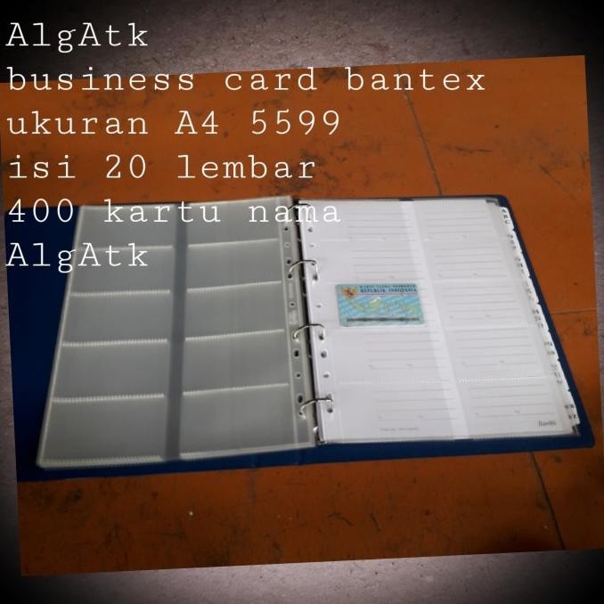 

TERLARIS - Business Card Bantex. Album Kartu Nama Size A4 No ref 5599.