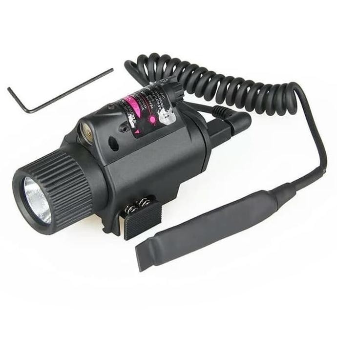 BEBAS ONGKIR - senter led senapan 20mm railmount red laser scope sight-senter target
