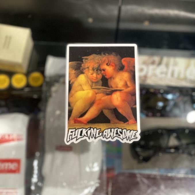 

BEBAS ONGKIR - FUCKING AWESOME - CUPID RAW STICKER