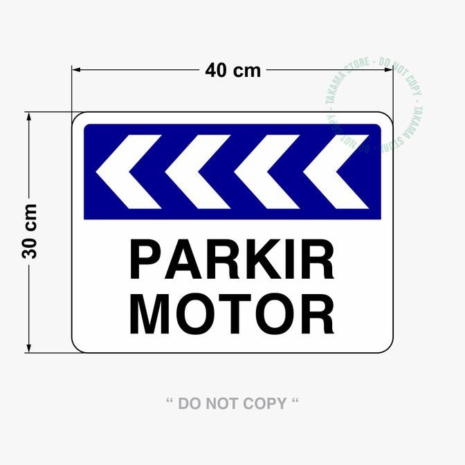 

BEBAS ONGKIR - RAMBU PETUNJUK ARAH PARKIR MOTOR ATAU MOBIL 30cm x 40cm PLAT ALUMUNIUM