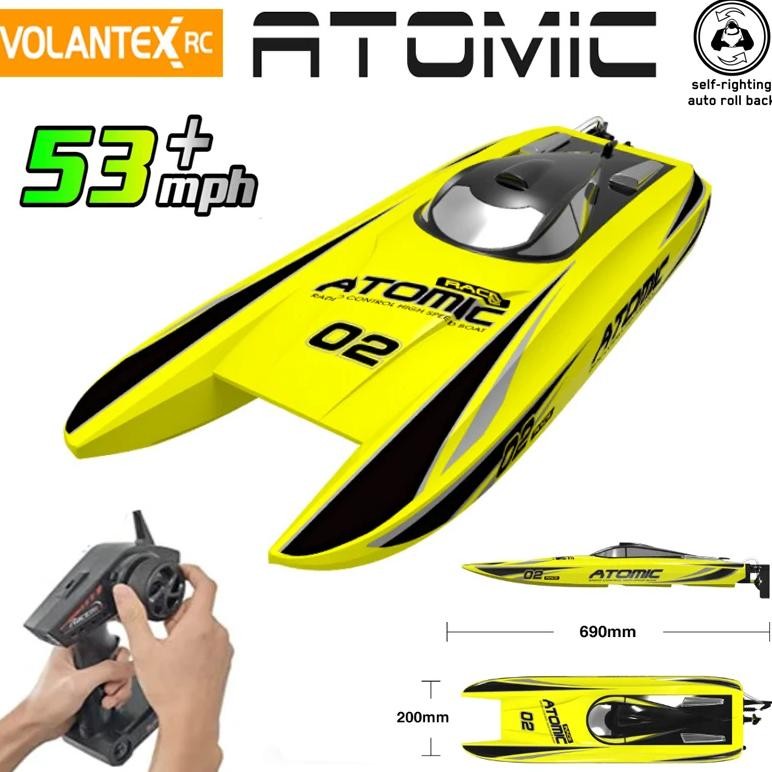 VOLANTEX 792-4 RTR 70CM ATOMIC RC BOAT 2.4G BRUSHLESS 60KM/H HIGH SPEED REMOTE CONTROL BOAT MODEL TO