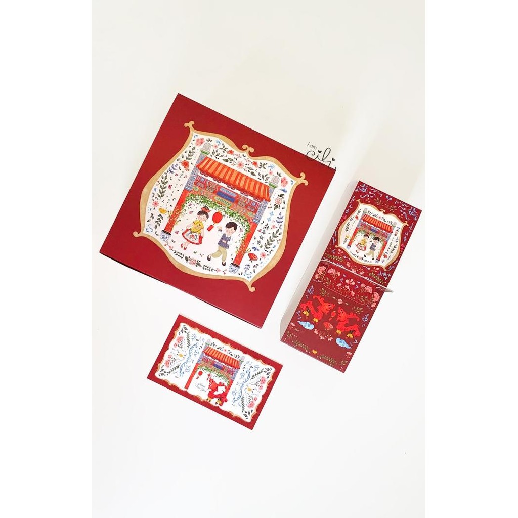 

TERBARU (BOX IMLEK 20X20X8 CM) KOTAK KUE BOLU LAPIS LEGIT CNY SINCIA (10 PCS) !!!!!