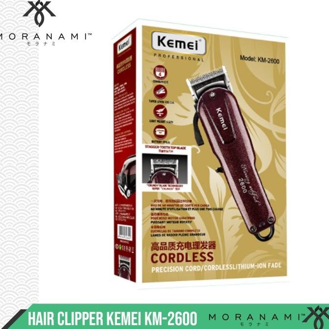 Kemei 2600 Mesin Cukur Alat Cukur Rambut Hair Clipper Kemei Original