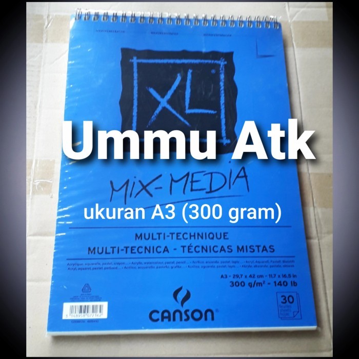 

Triyper Kertas Gambar Canson Xl Mix Media A3