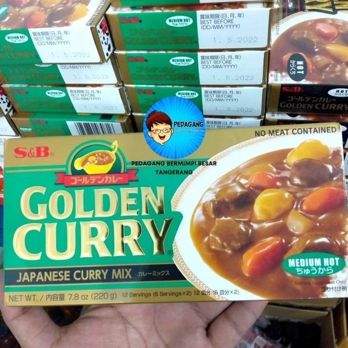 

S&B Golden Curry Mild Hot Medium Hot 220gr / Kari Jepang Import 220 gr