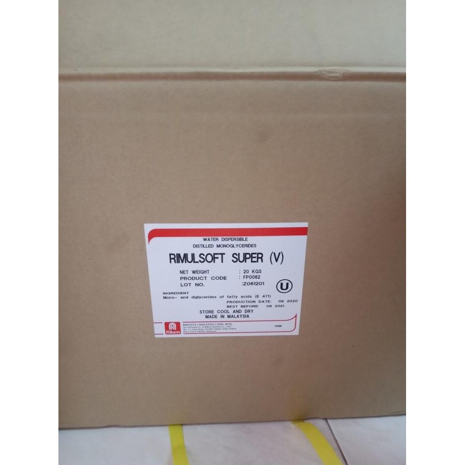 

Rimulsoft Super Emulsifier Pengempuk Pelembut Pengembang Bakery Dll Terlaris