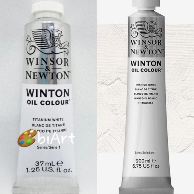 

Cat Minyak Winton Oil Colour 200 ml Titanium White Winsor & Newton