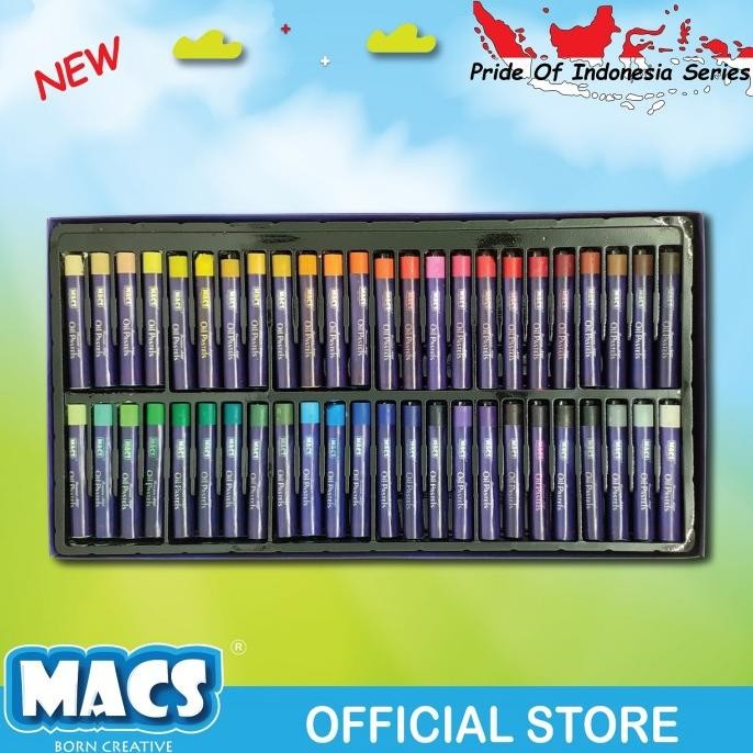 

MACS Artist Premium Crayon Oil Pastel 48 Color