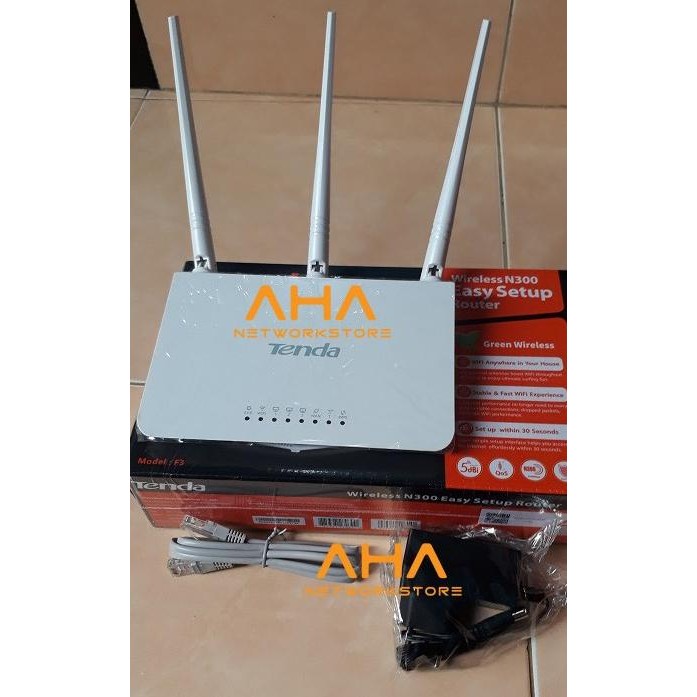 TENDA F3 WIRELESS ROUTER N300
