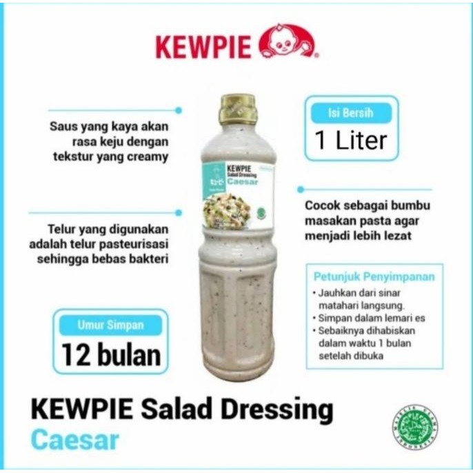 

Kewpie Salad Dressing Caesar 1 Liter