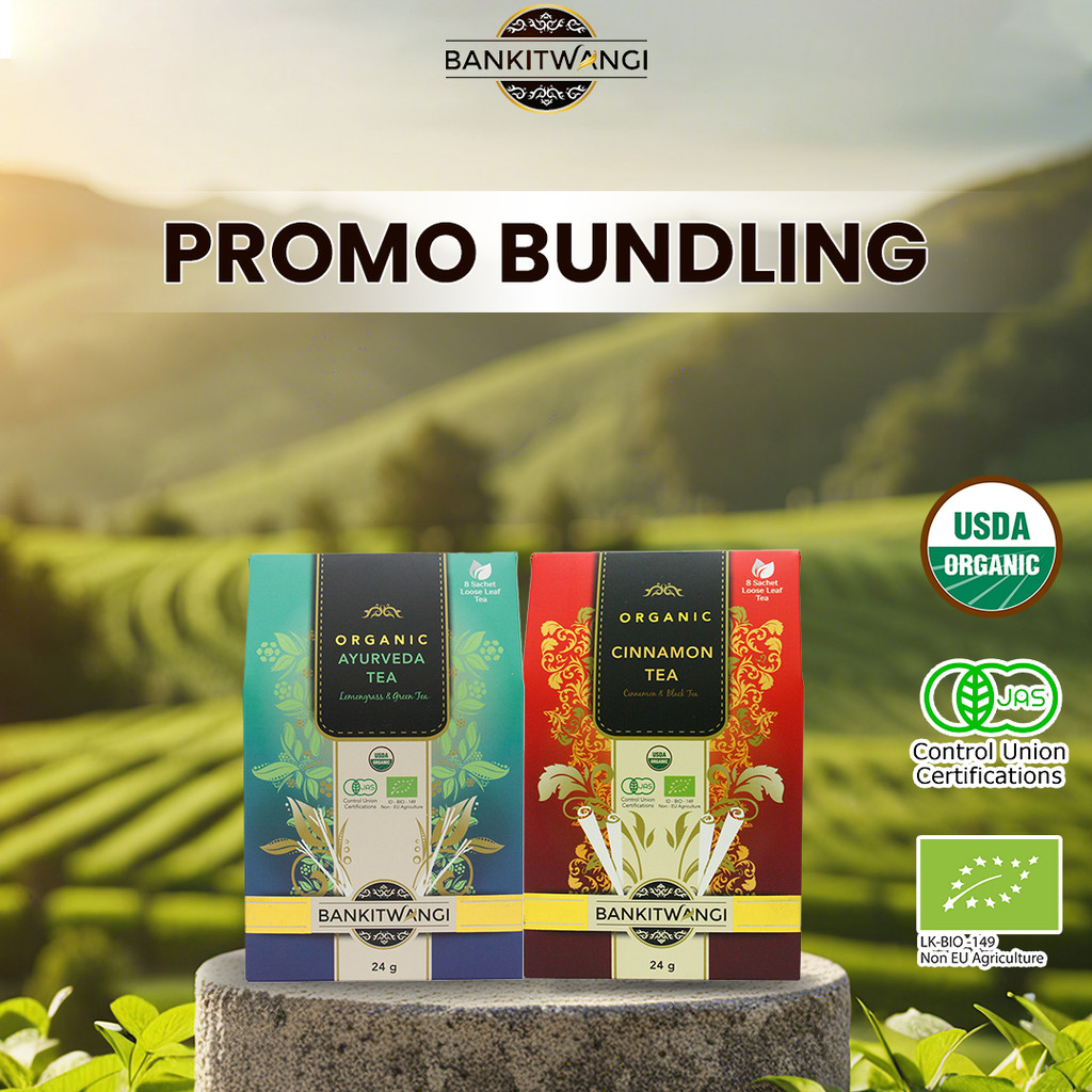 

Bankitwangi Ayurveda tea 24 gr + Cinnamon tea 24 gr Teh Organik