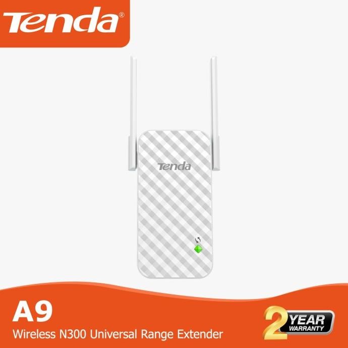 Tenda A9 Range Extender Universal N300 Nirkabel