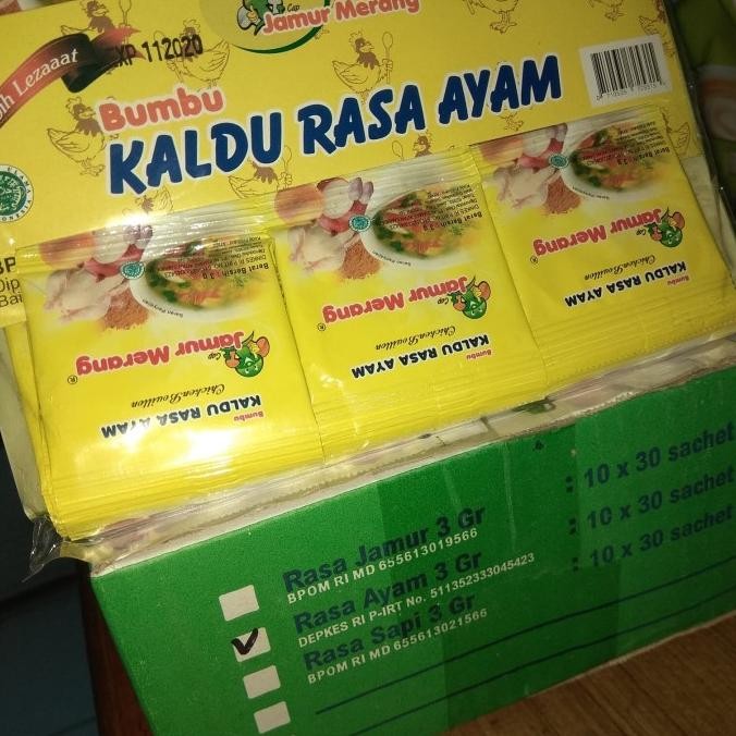 

Kaldu Alami Jamur Merang 1 Dus Rasa Ayam