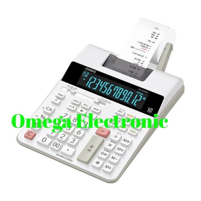 

TERBARU - Casio FR-2650RC - Printing Kalkulator Calculator Struk Kertas FR 2650